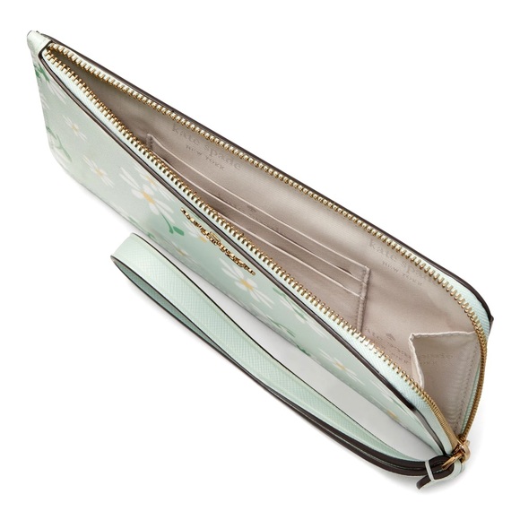 Kate Spade Floral L-Zip Wristlet NWT - Picture 3 of 5